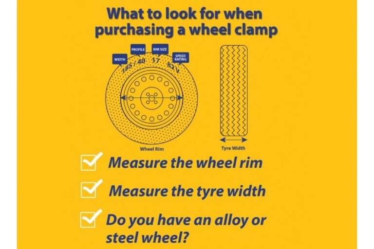 wheel clamp guide