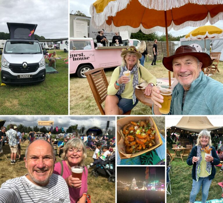 Paul and Reg festival pictures